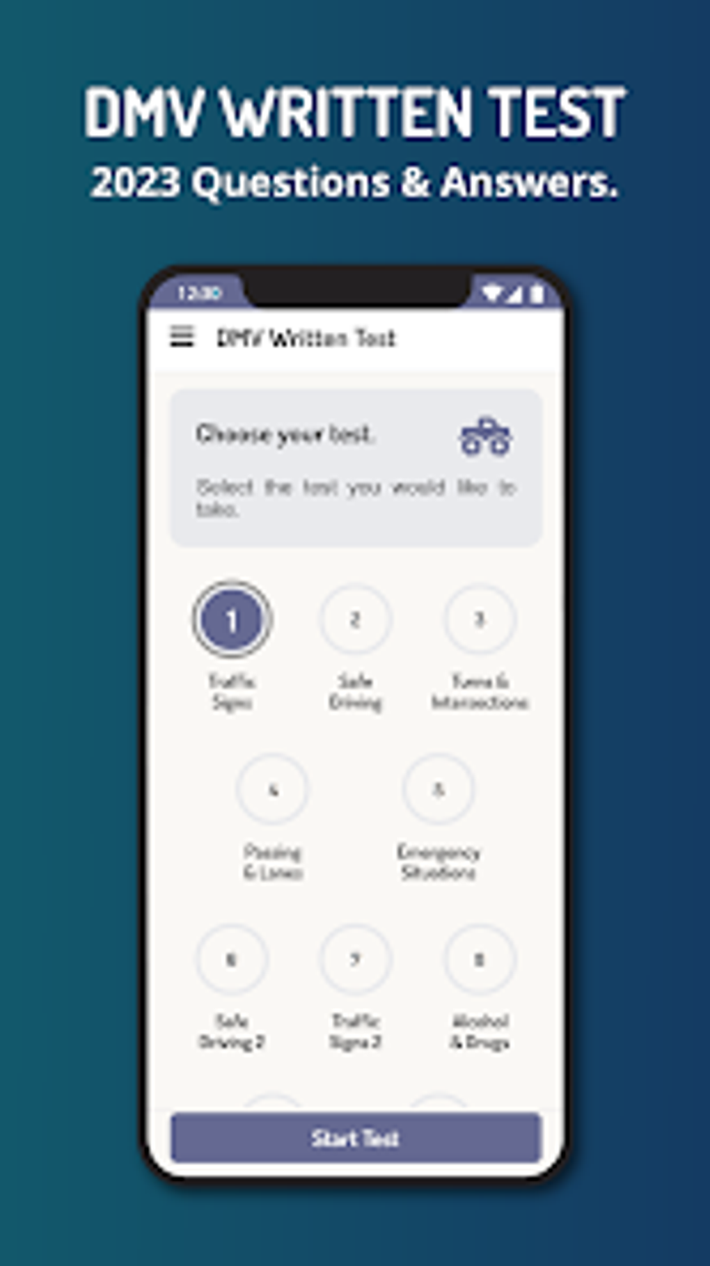 DMV Written Test 2023 Para Android - Descargar