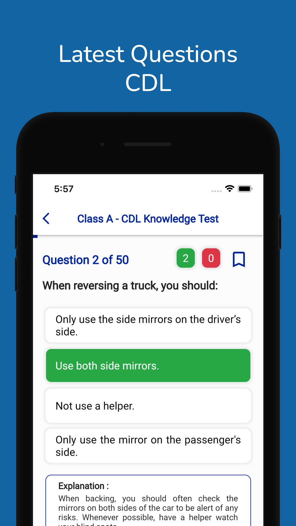 Oregon CDL Permit Practice for iPhone - Download