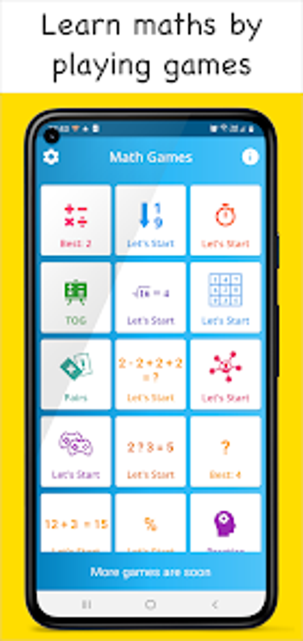 Math games - Brain training для Android — Скачать