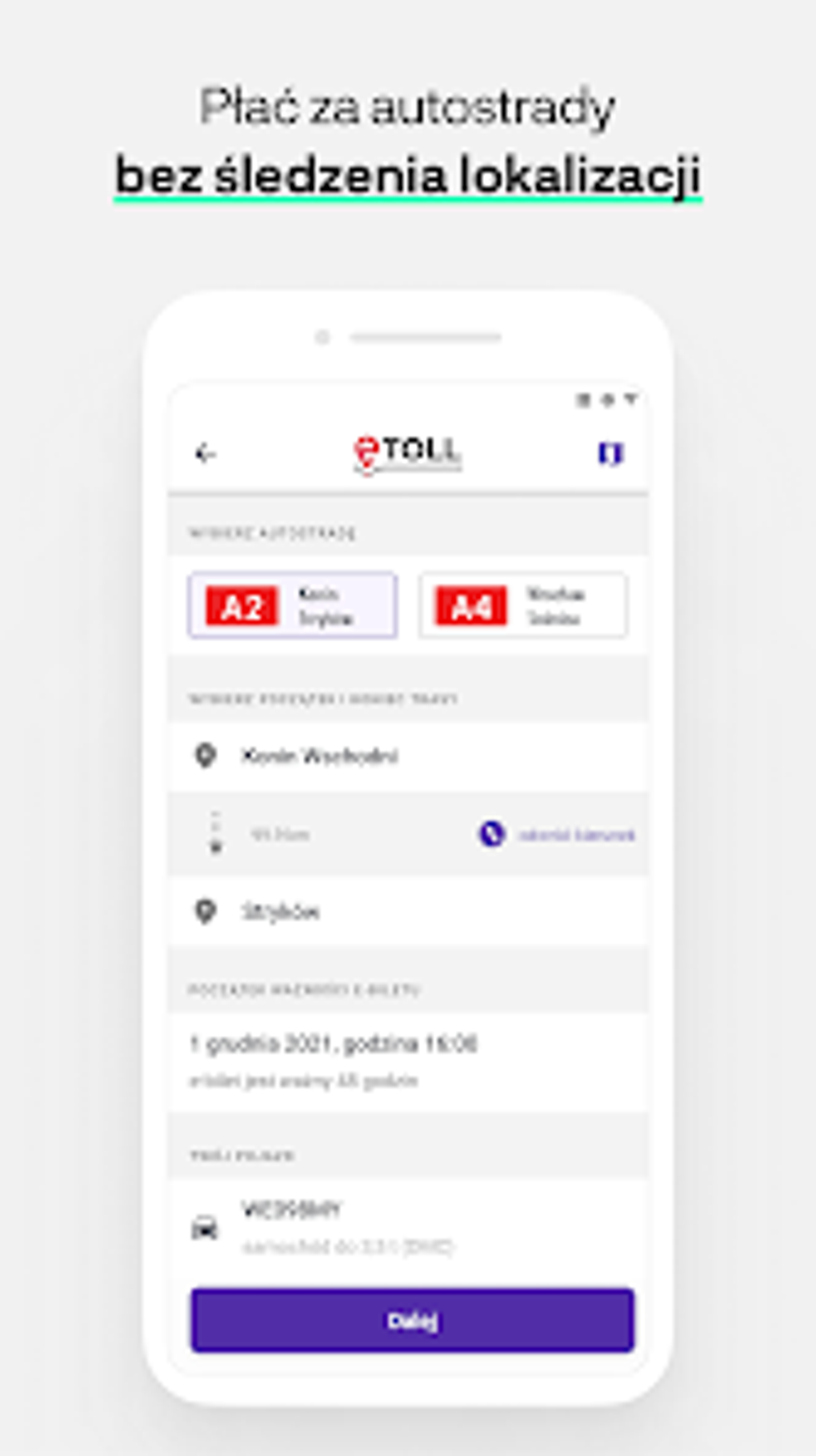 Spark e-TOLL i płatności для Android — Скачать