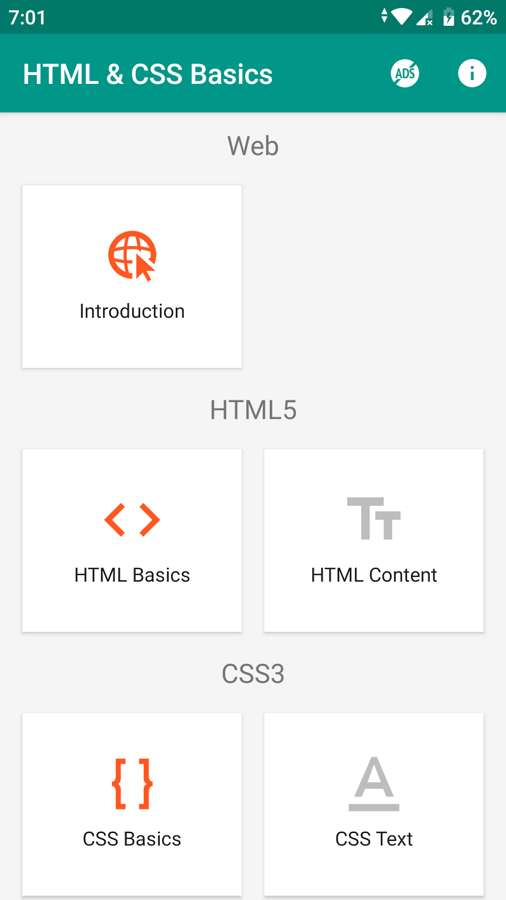 HTML CSS Basics APK Android 