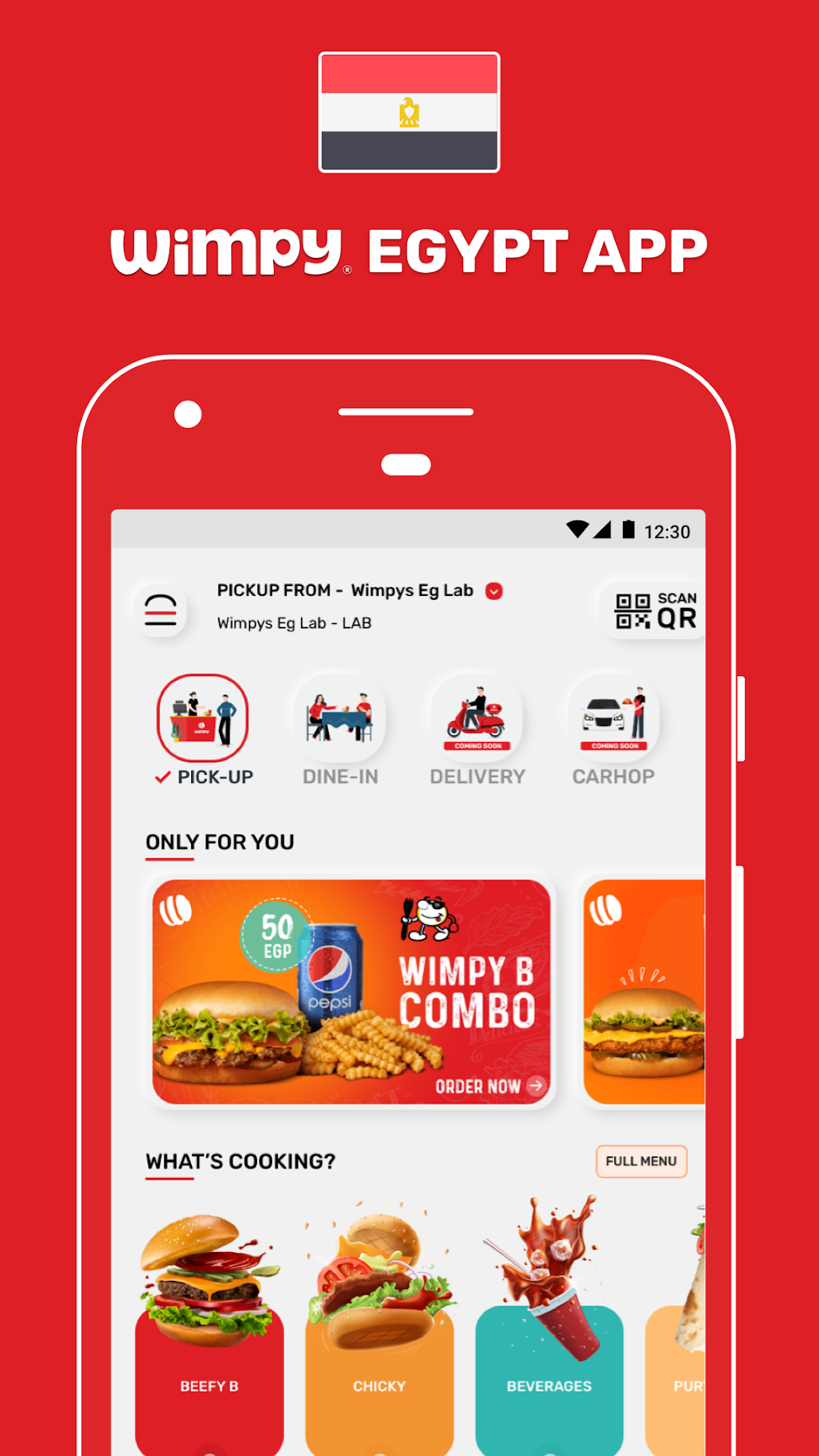 Wimpy Egypt Order Food Online для Android — Скачать