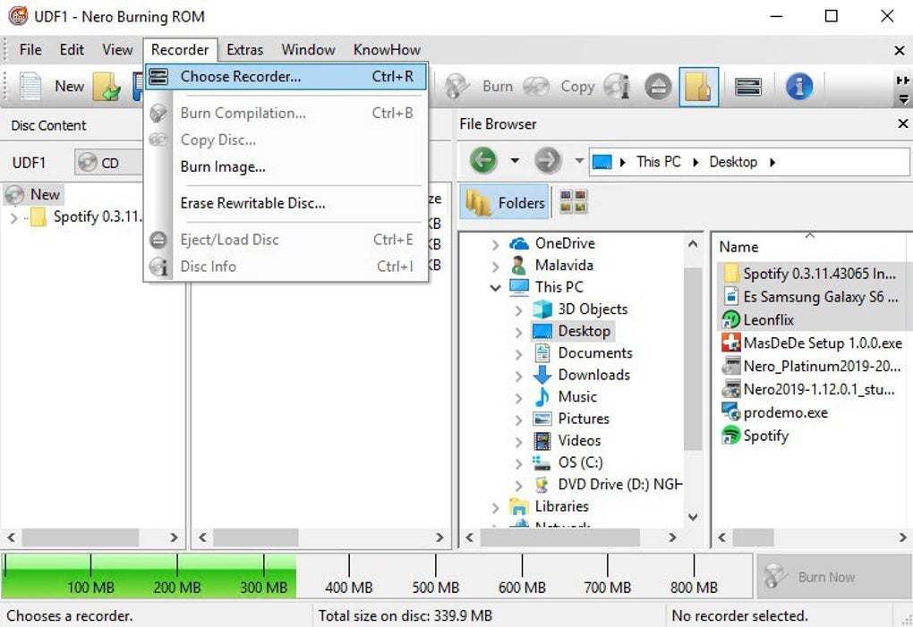 nero burning rom software download