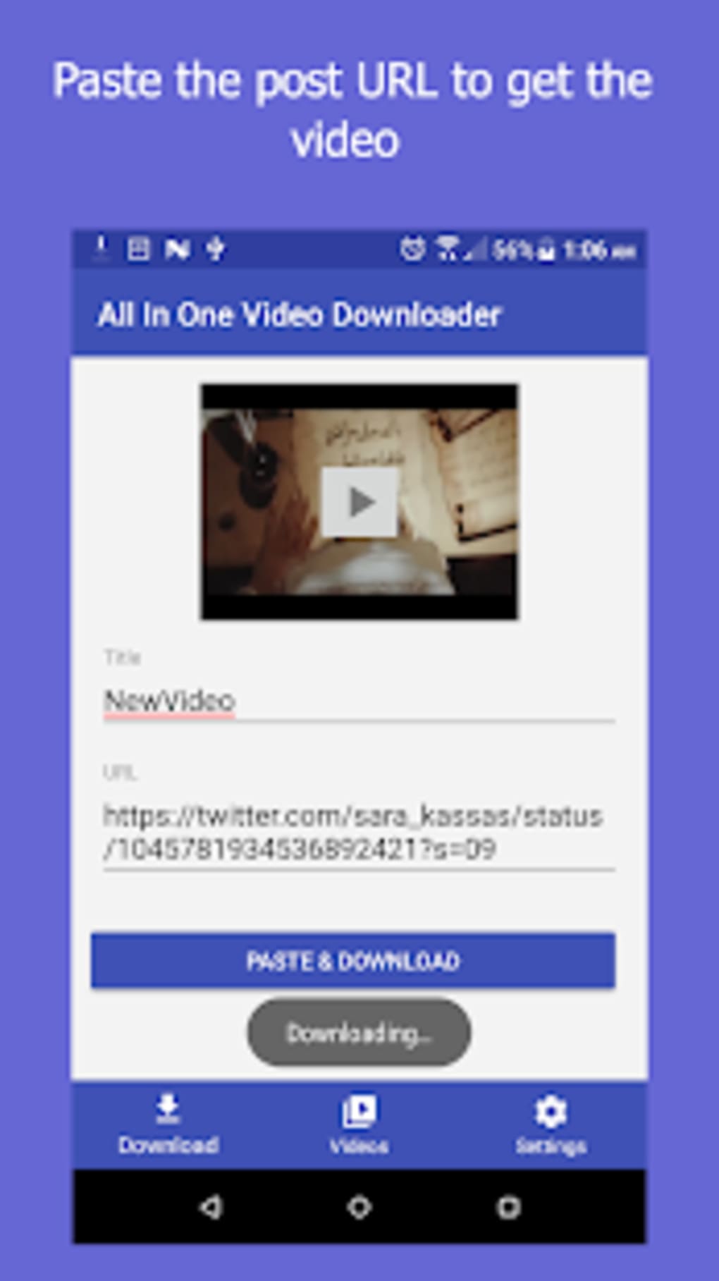 all in one video downloader for android