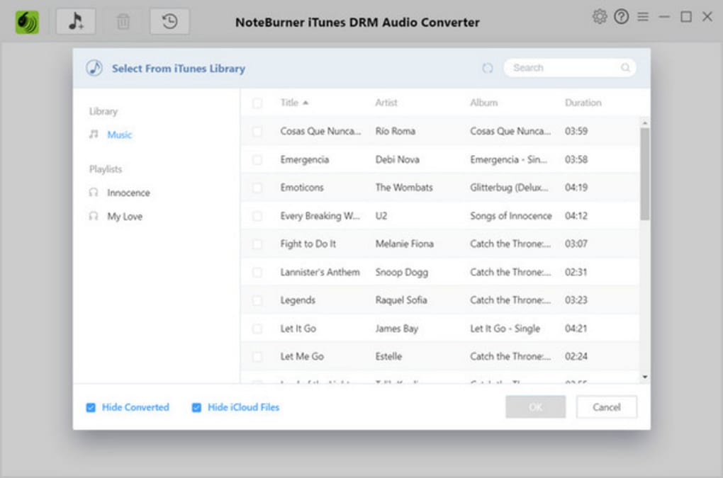 noteburner itunes drm audio converter for mac