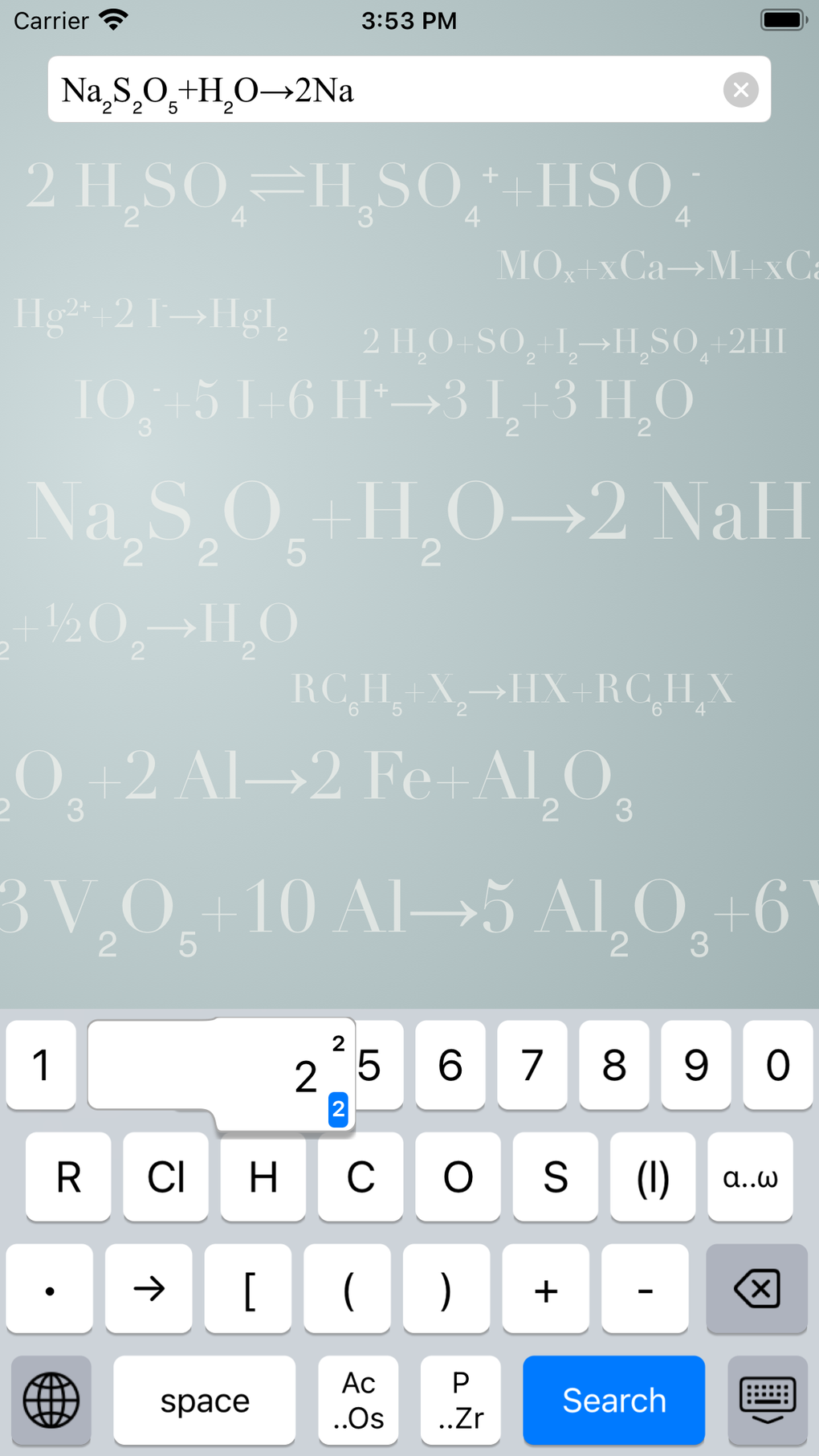 Chemistry Keyboard для iPhone — Скачать