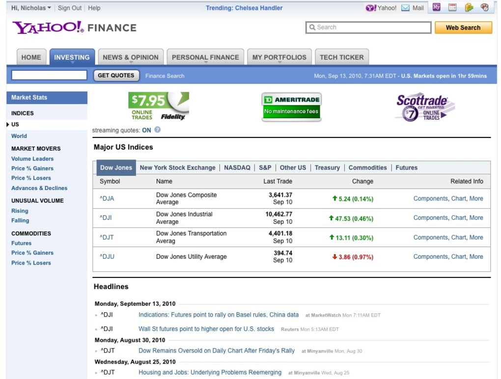 Yahoo Finance Android