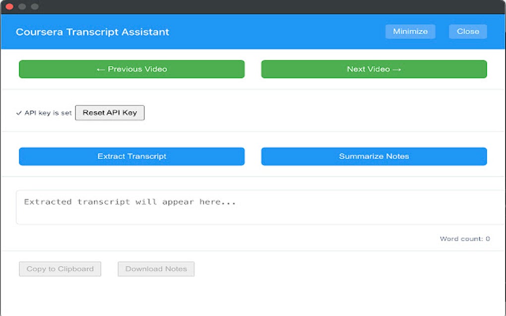 Coursera Transcript Assistant for Google Chrome - Extension Download