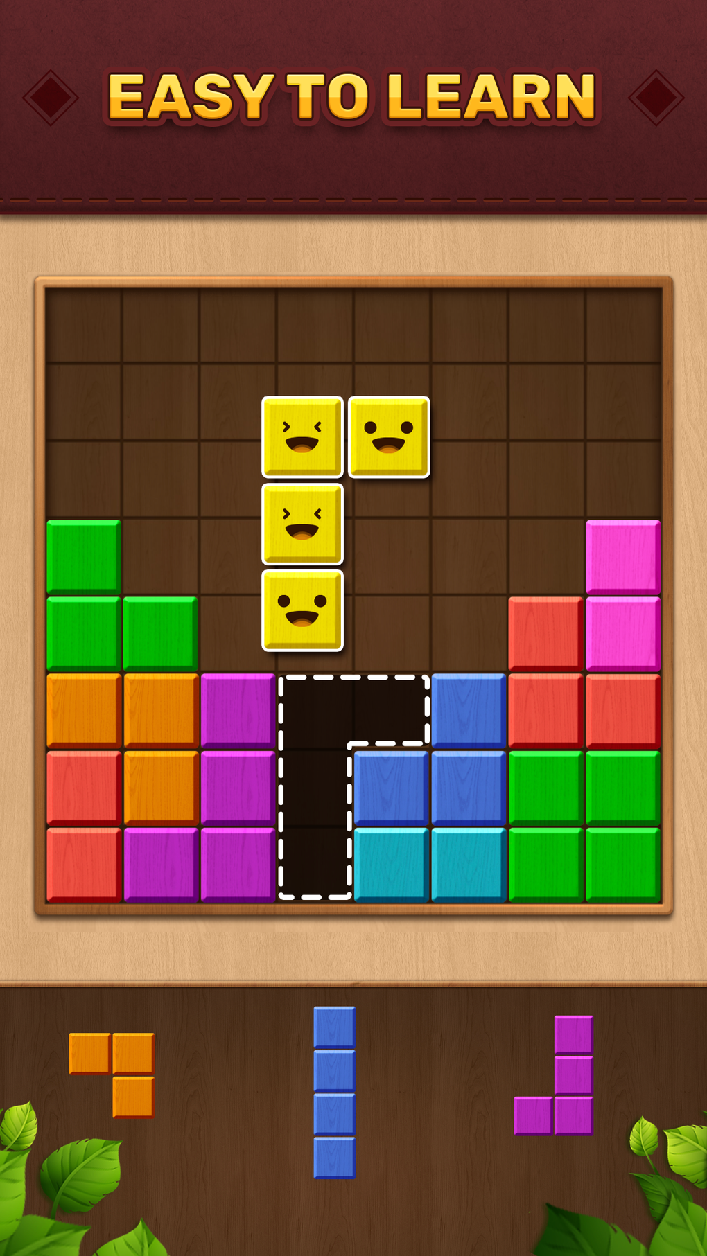 Wood Color Block Puzzle Game For IPhone Download