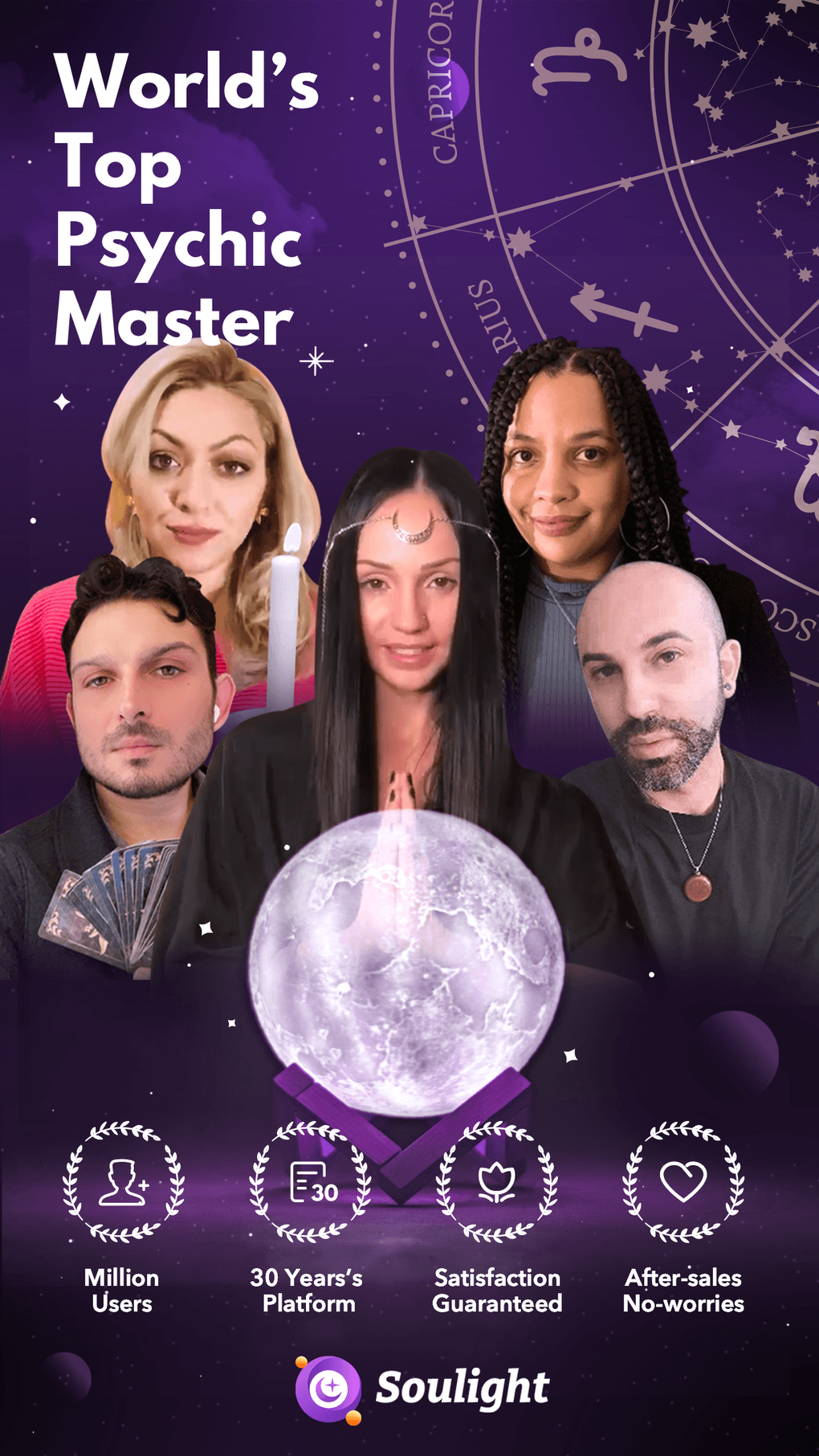 Soulight-Online Psychic Advice для iPhone — Скачать