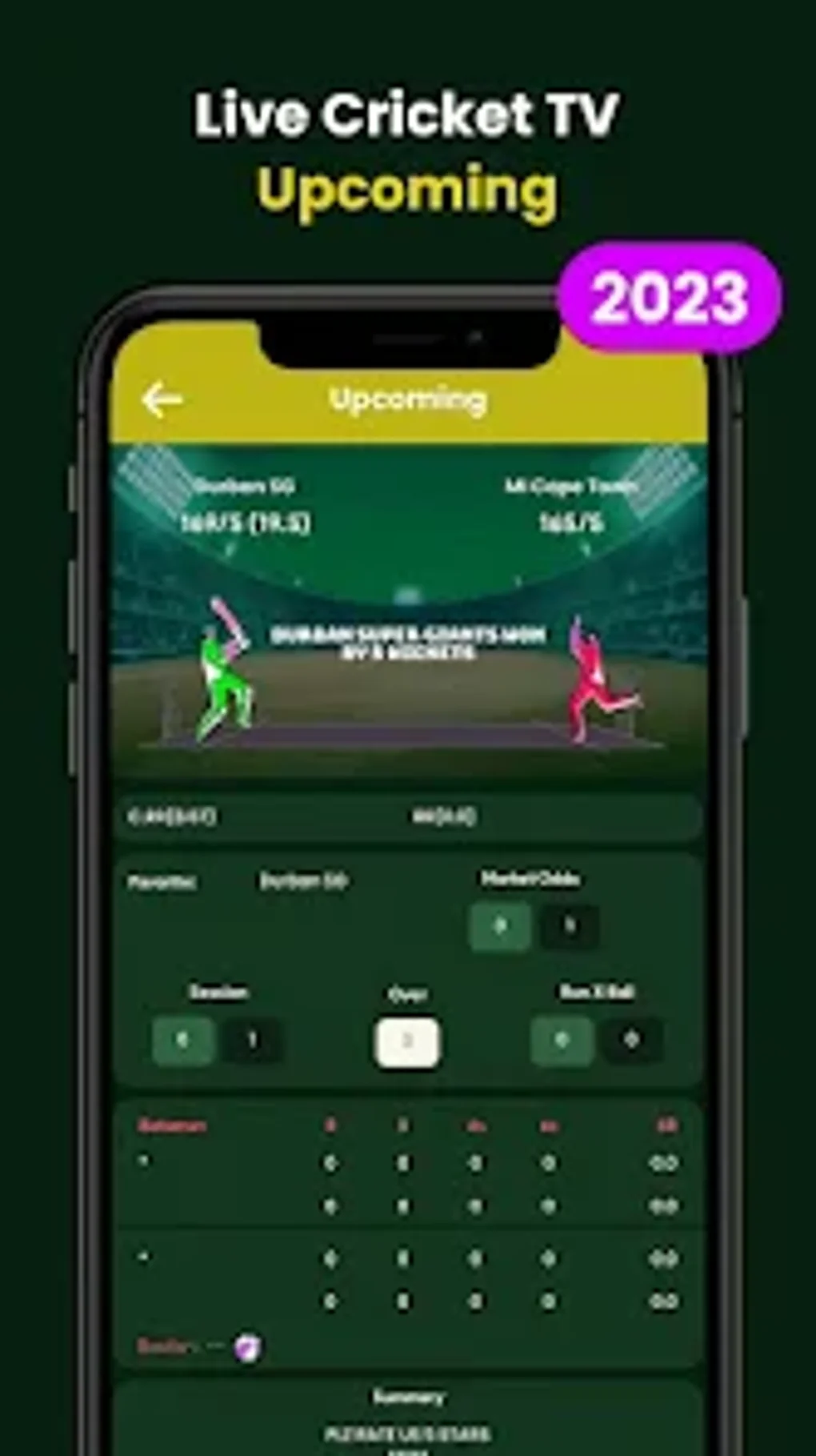 Live Cricket Score Para Android - Descargar