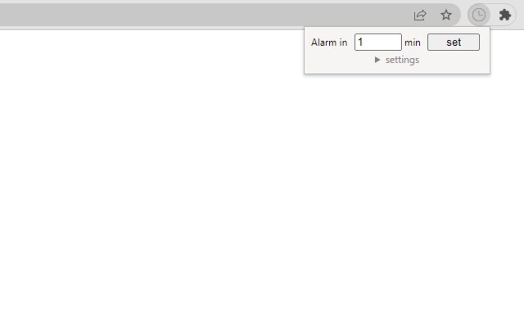 Lightweight Alarm Clock Google Chrome I in Eklenti ndir