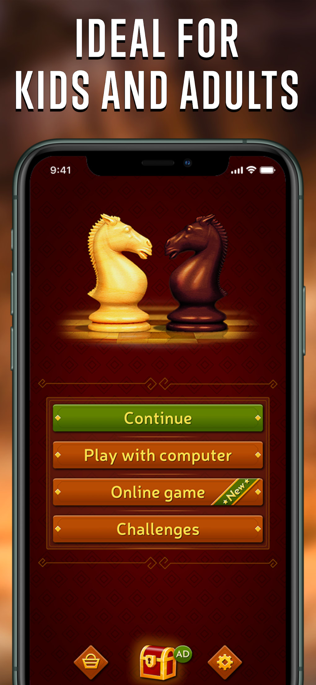 Jogo de Xadrez Online - Xadrez - Clash of Kings Para Celular Android ios  Gameplay 