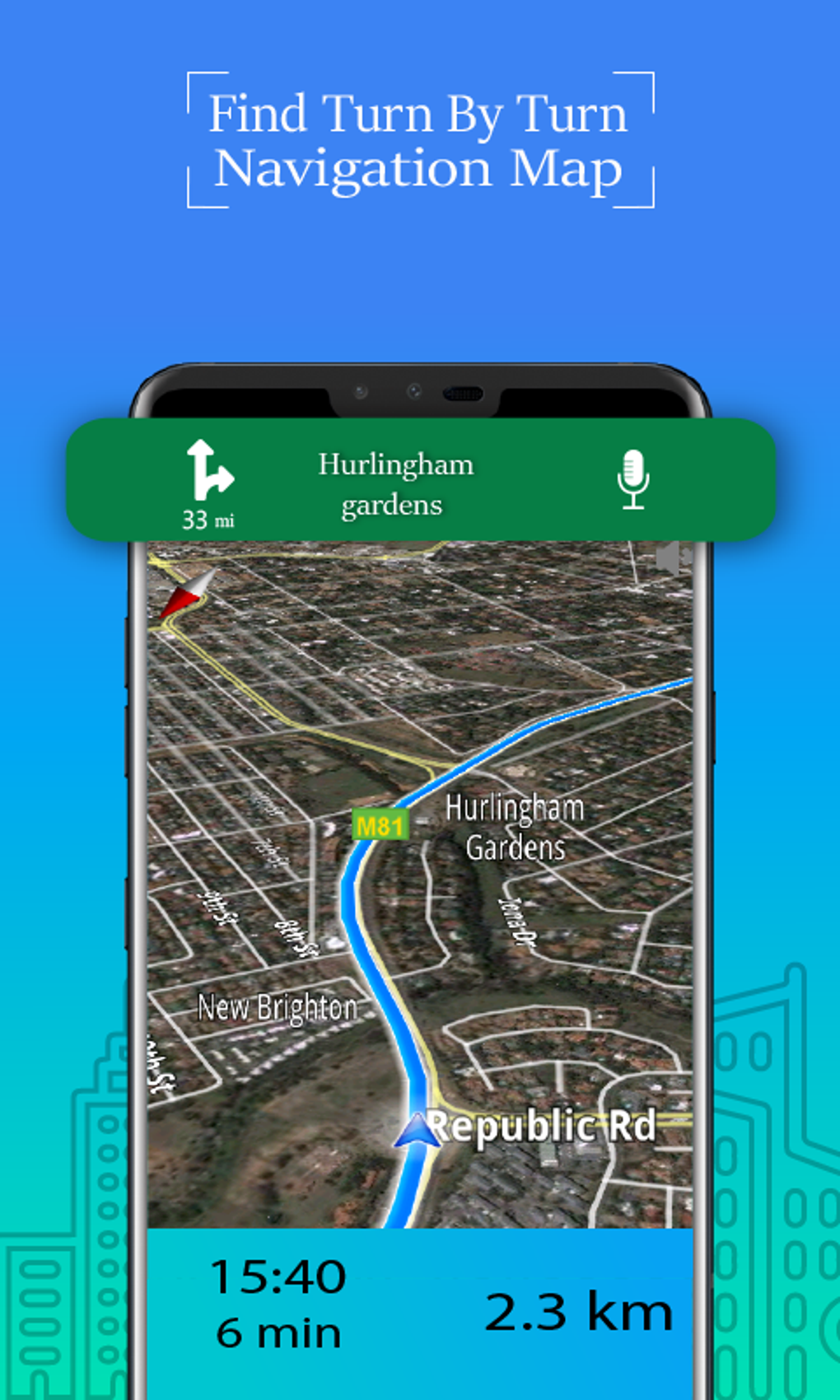 Voice GPS Driving Route Maps для Android — Скачать