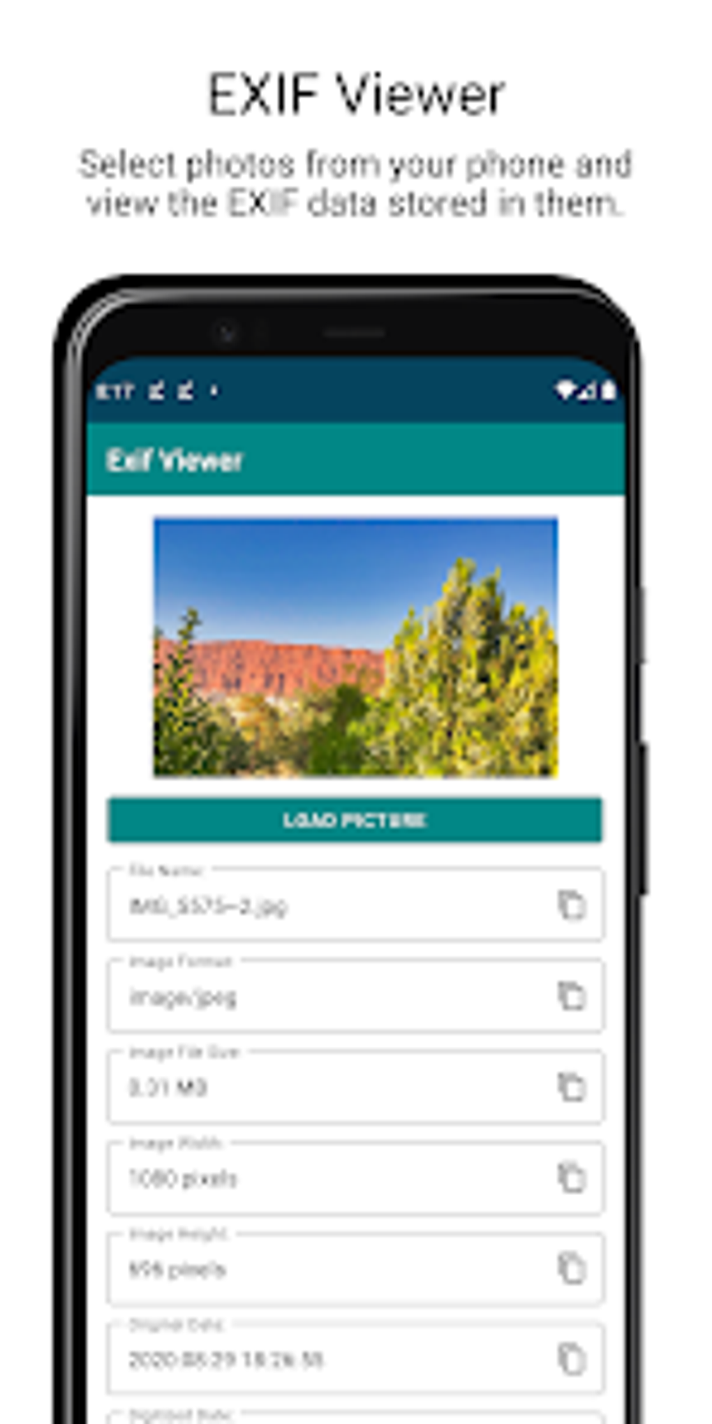 EXIF Viewer - Easy Copy для Android — Скачать