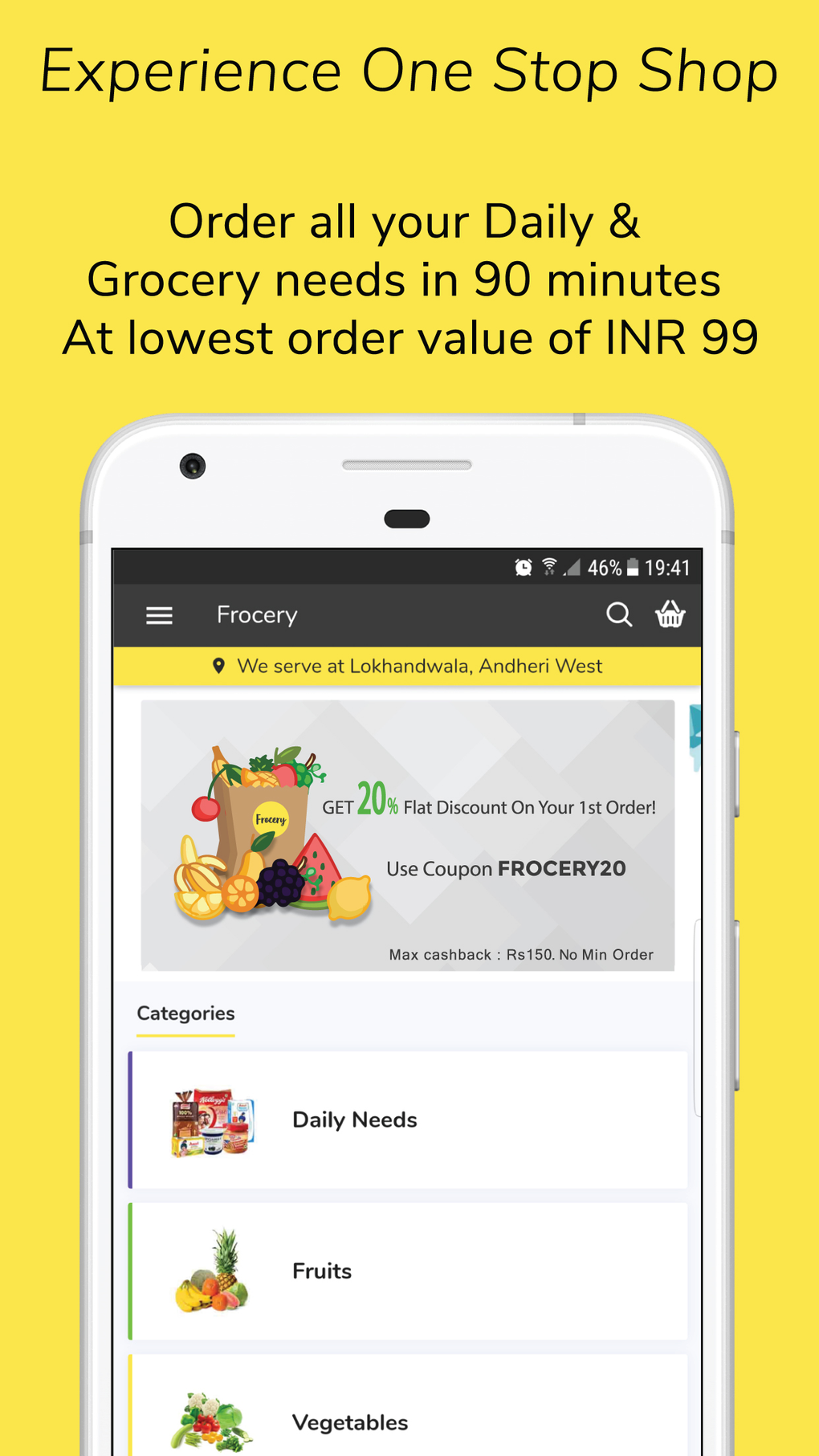 Frocery - Online Grocery App for iPhone - Download