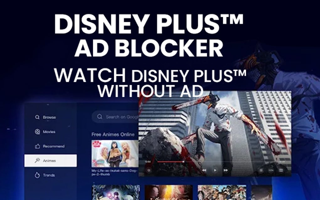 Disney Plus Ad Blocker para Google Chrome - Extensão Download