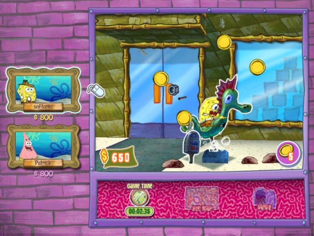 spongebob pc game 2000