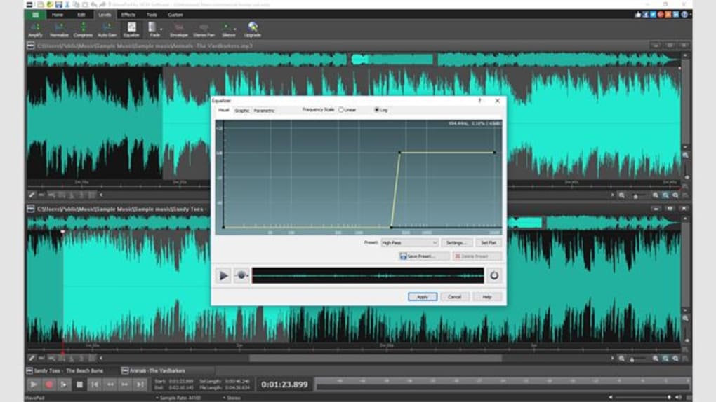 wavepad audio editor free