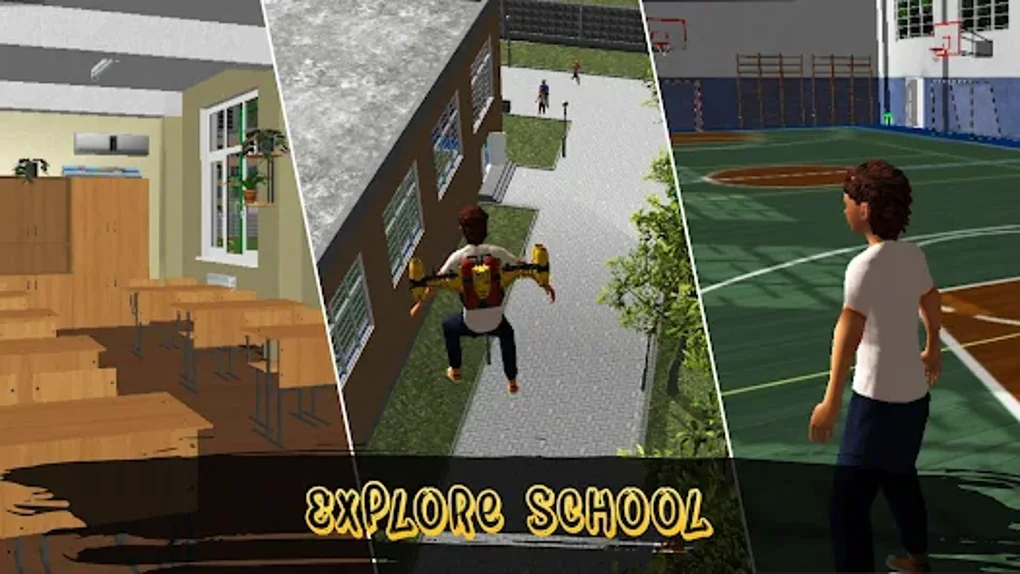 NOVO JOGO SIMULADOR de ESCOLA!!! (O PIOR ALUNO) - Bad Guys at School 