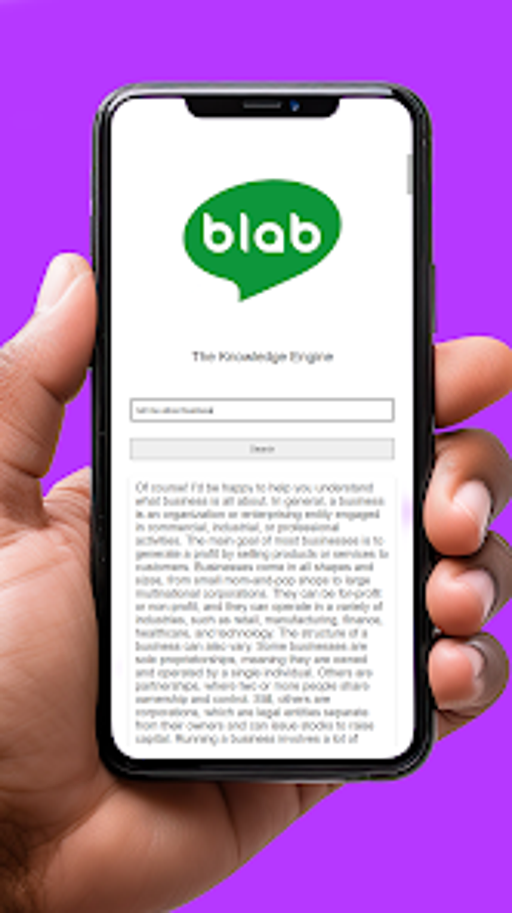 Blab AI Chatbot Search Engine для Android — Скачать