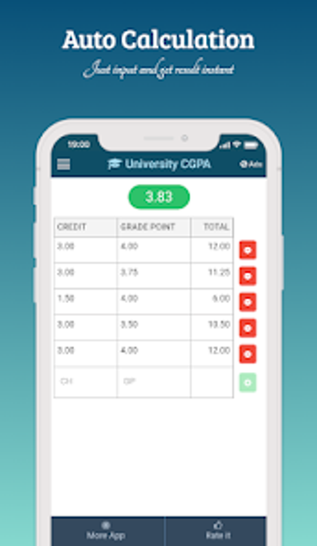 University CGPA Calculator for Android - Download