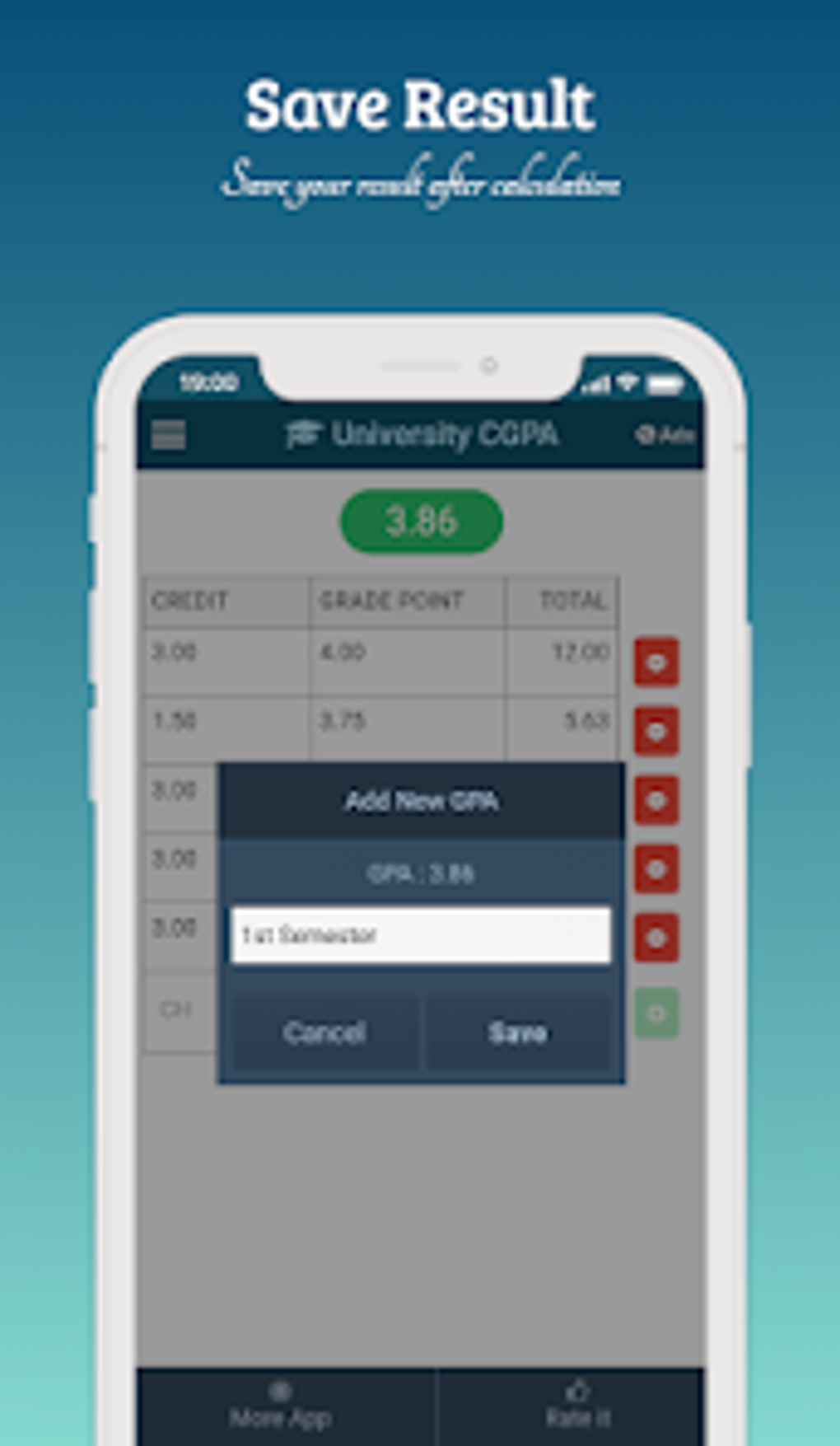 University CGPA Calculator For Android - Download