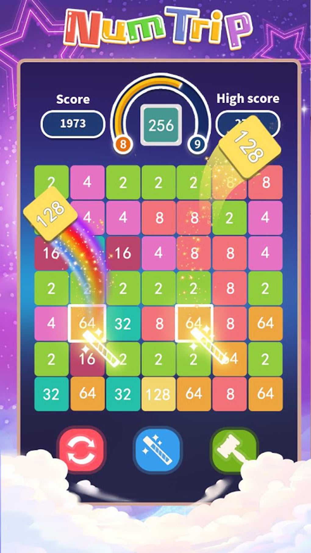 NumTrip - Free 2048 Number Merge Block Puzzle Game APK para