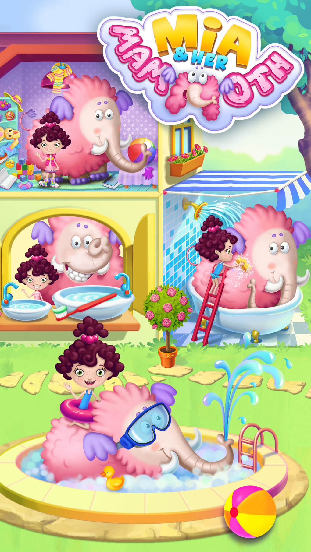 Mia And Her Mammoth Secret Giant Pet Care For IPhone Download