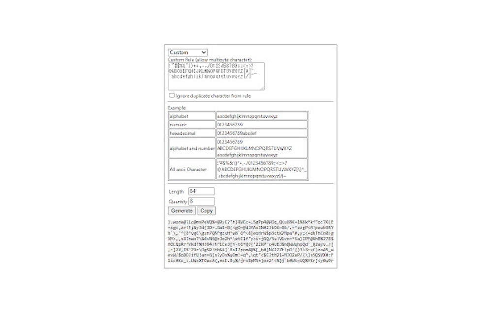Random String Generator para Google Chrome - Extensión Descargar