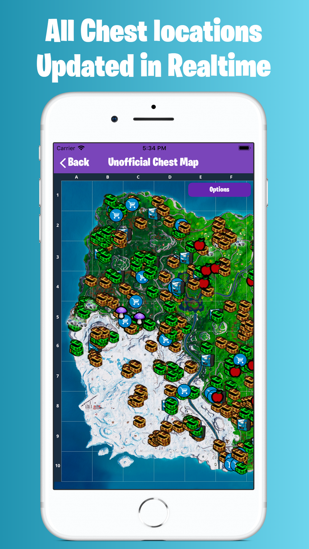 Chest Map For Fortnite для iPhone — Скачать