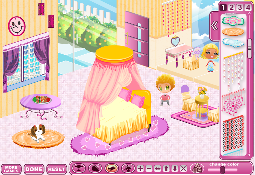 Doll House Game Design and Decoration