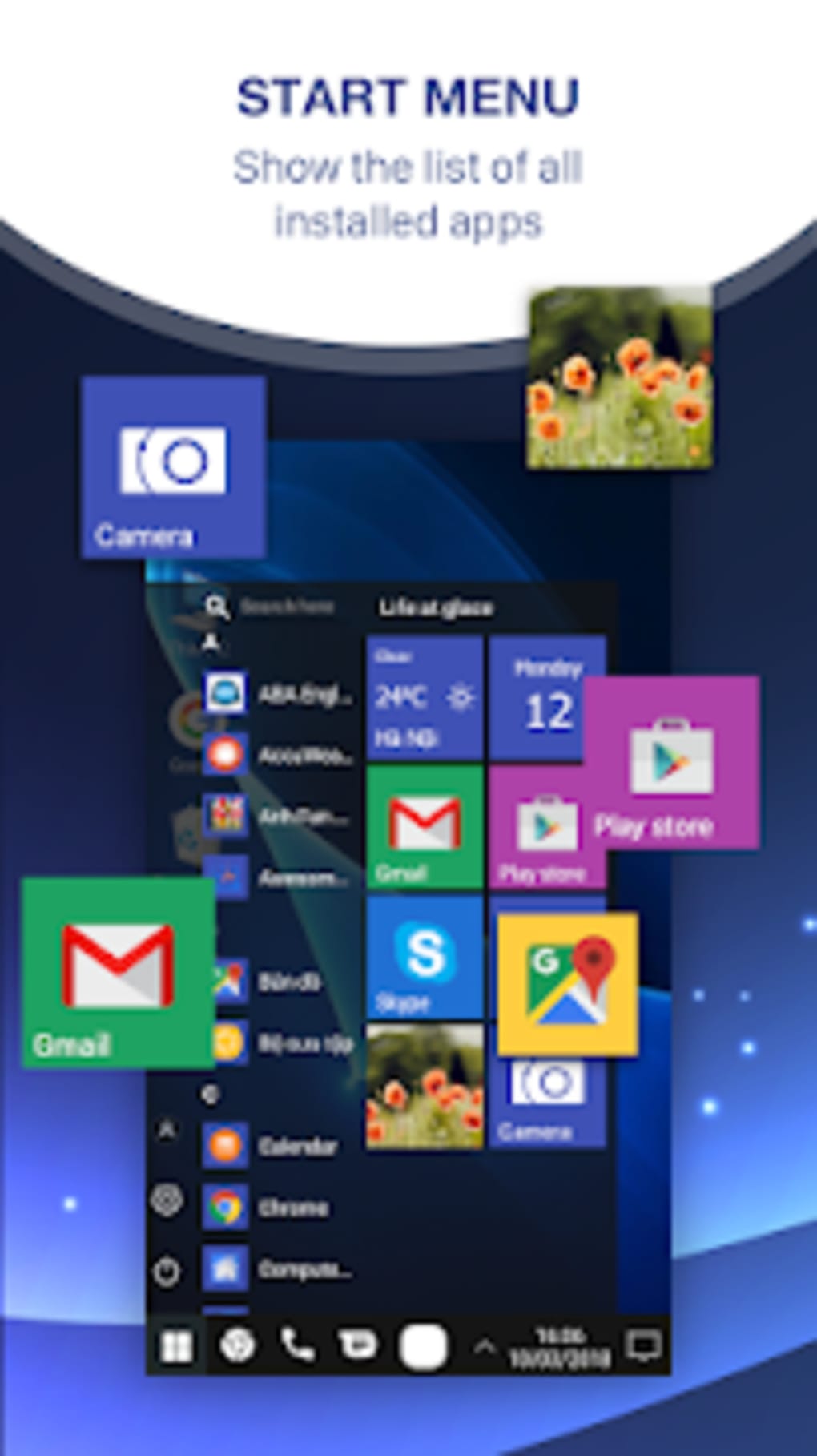 computer launcher for win 10 apk