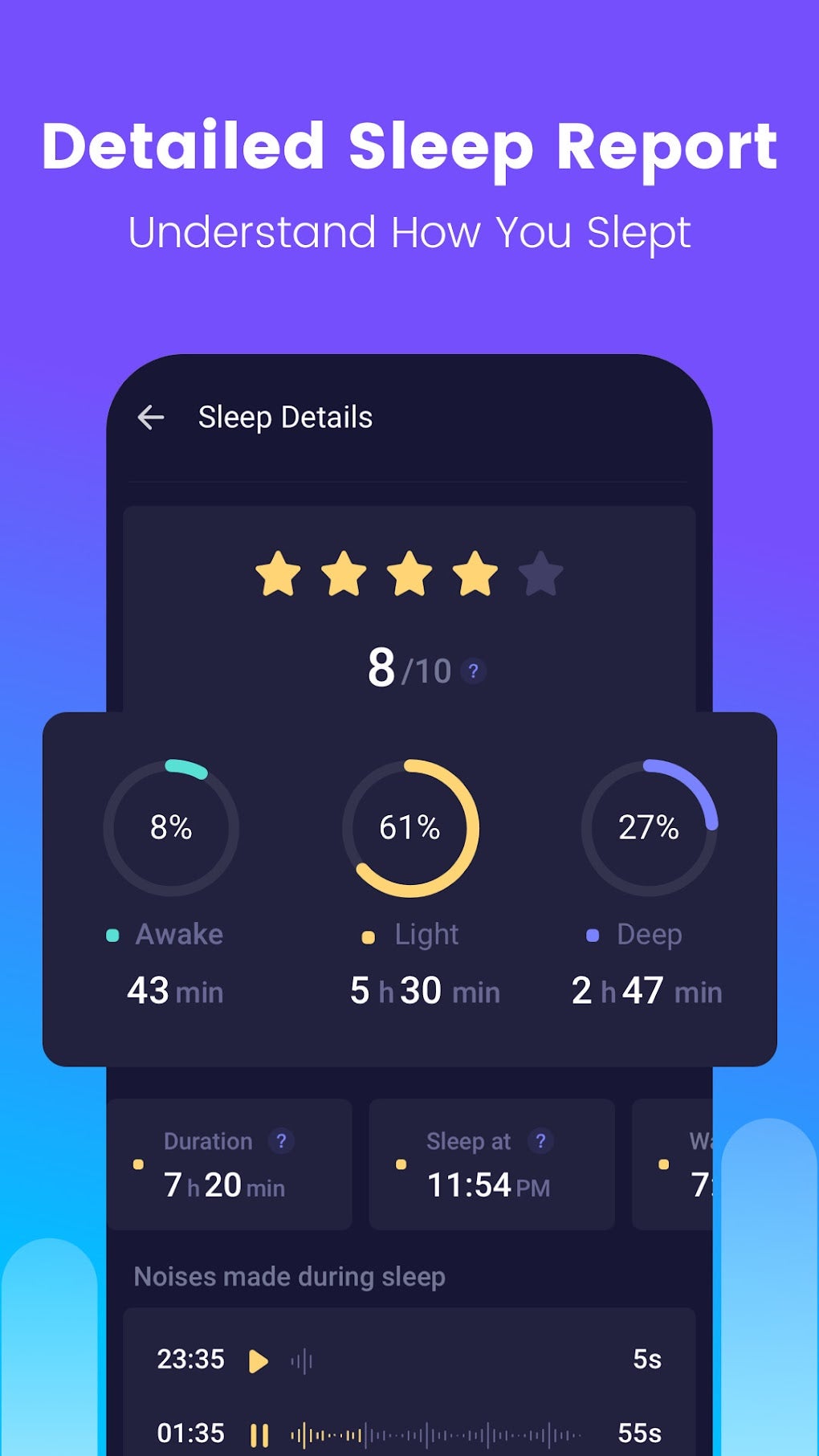 Sleep Tracker: Sleep Cycle Snore Recorder for Android - Download