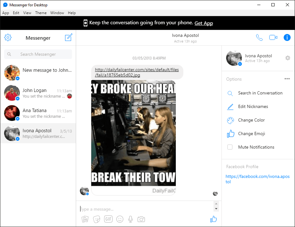 facebook messenger for mac computer