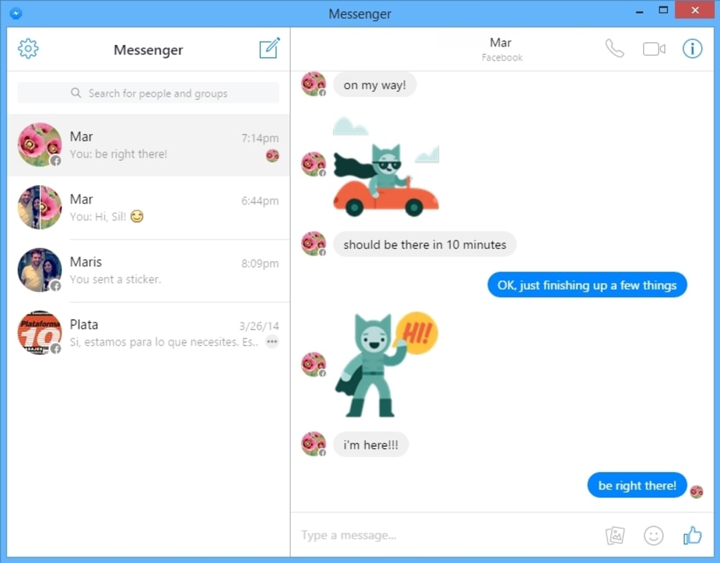 Download facebook messenger for pc & use as standalone app.