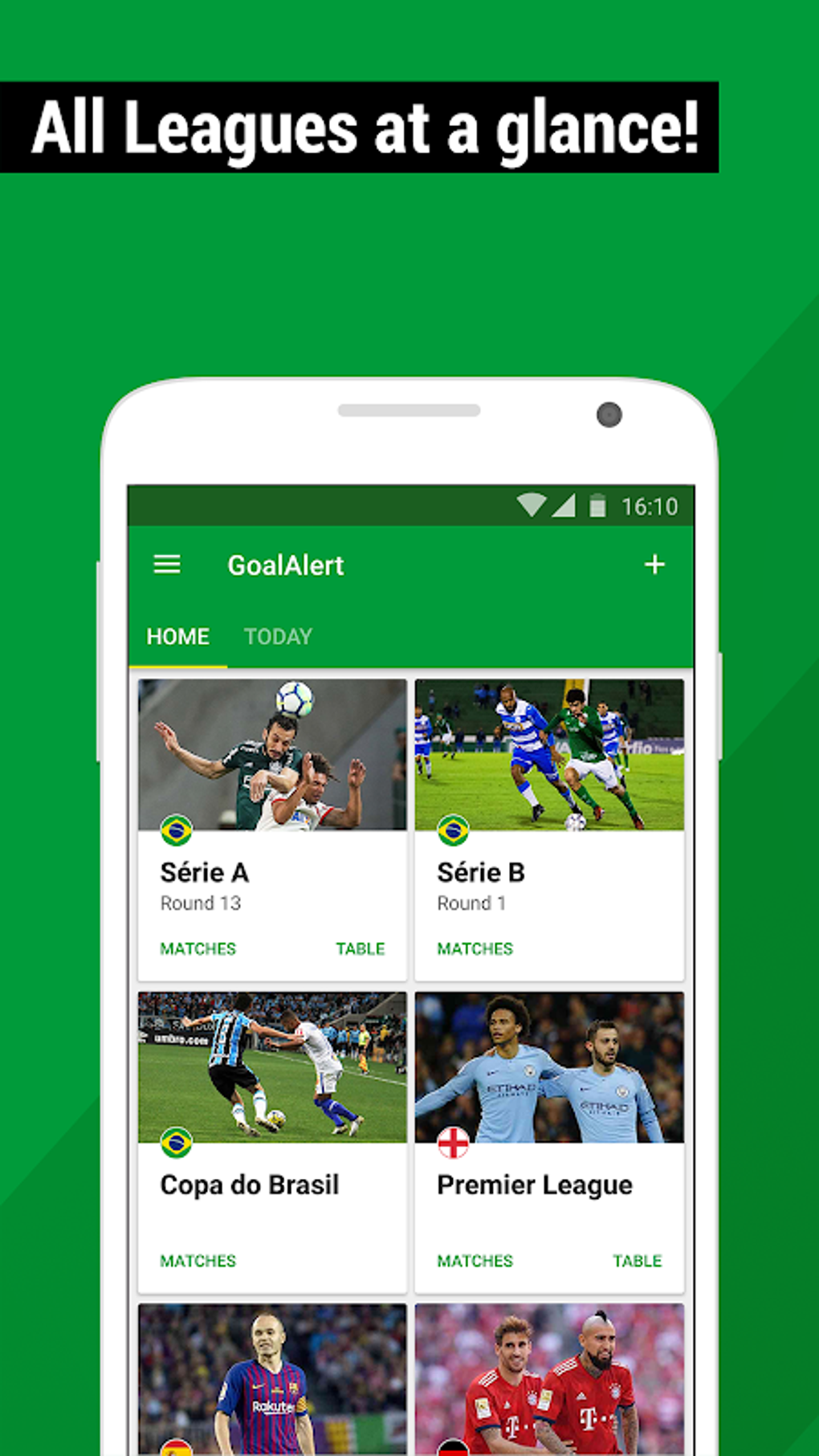 GoalAlert Brazil Live Scores and News APK для Android — Скачать