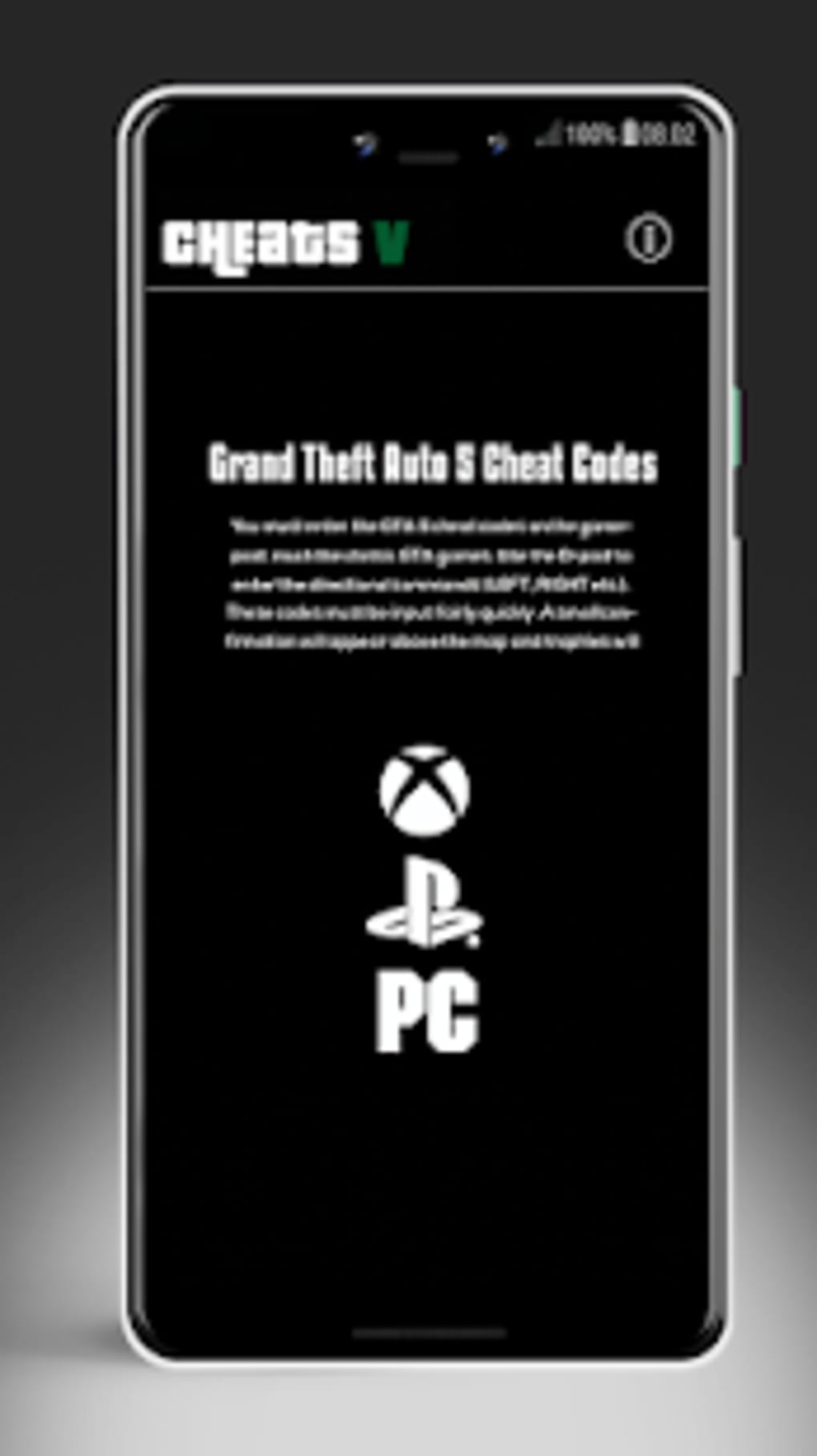 Cheats for Grand Theft 5 (PS4/Xbox/PC) APK for Android Download