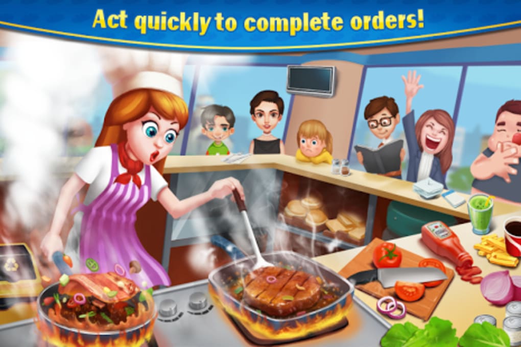 Baixar e jogar Crazy Chef: um jogo rápido de cozinha no PC com