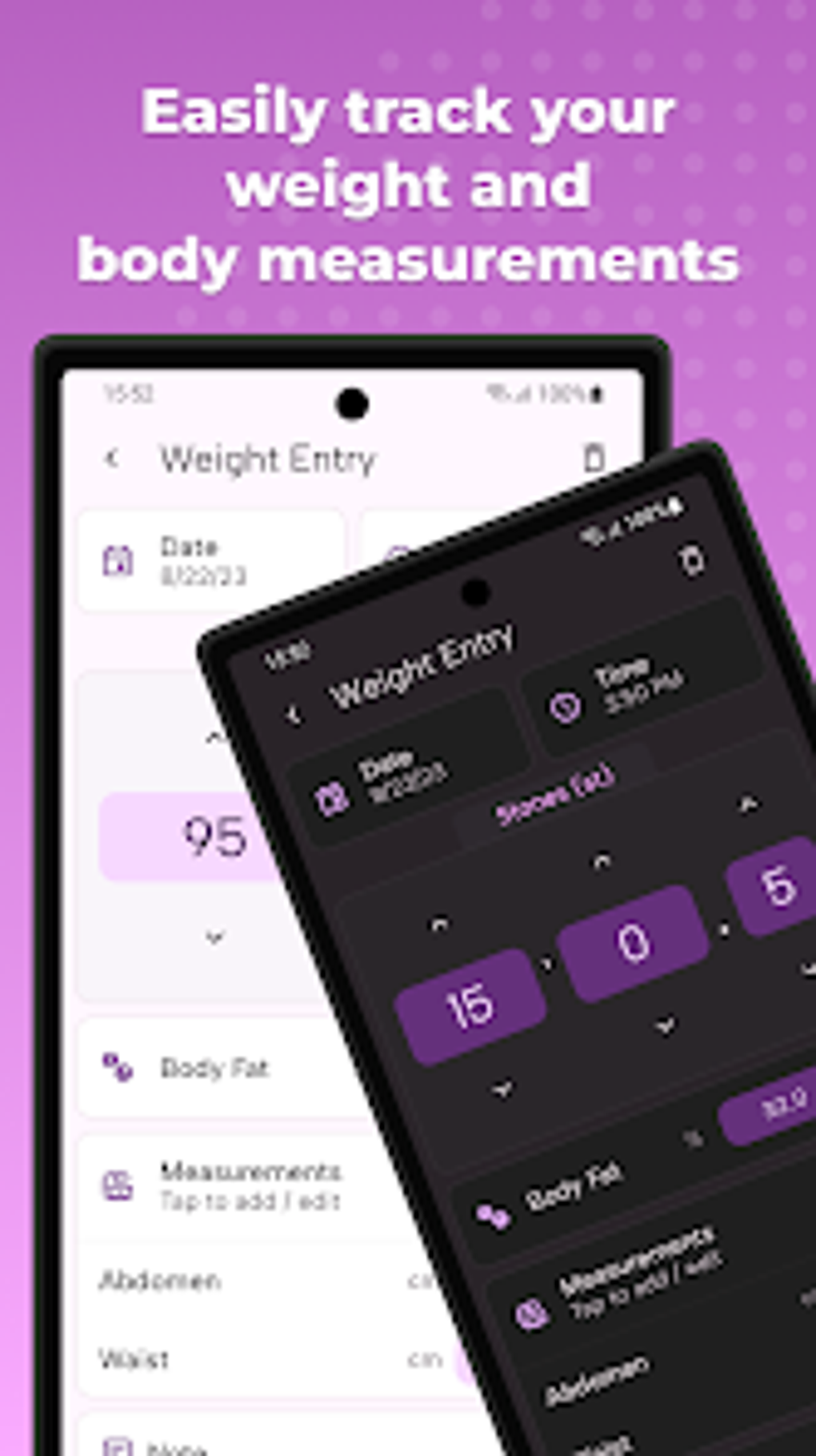 Weyt - Weight Log Tracker для Android — Скачать