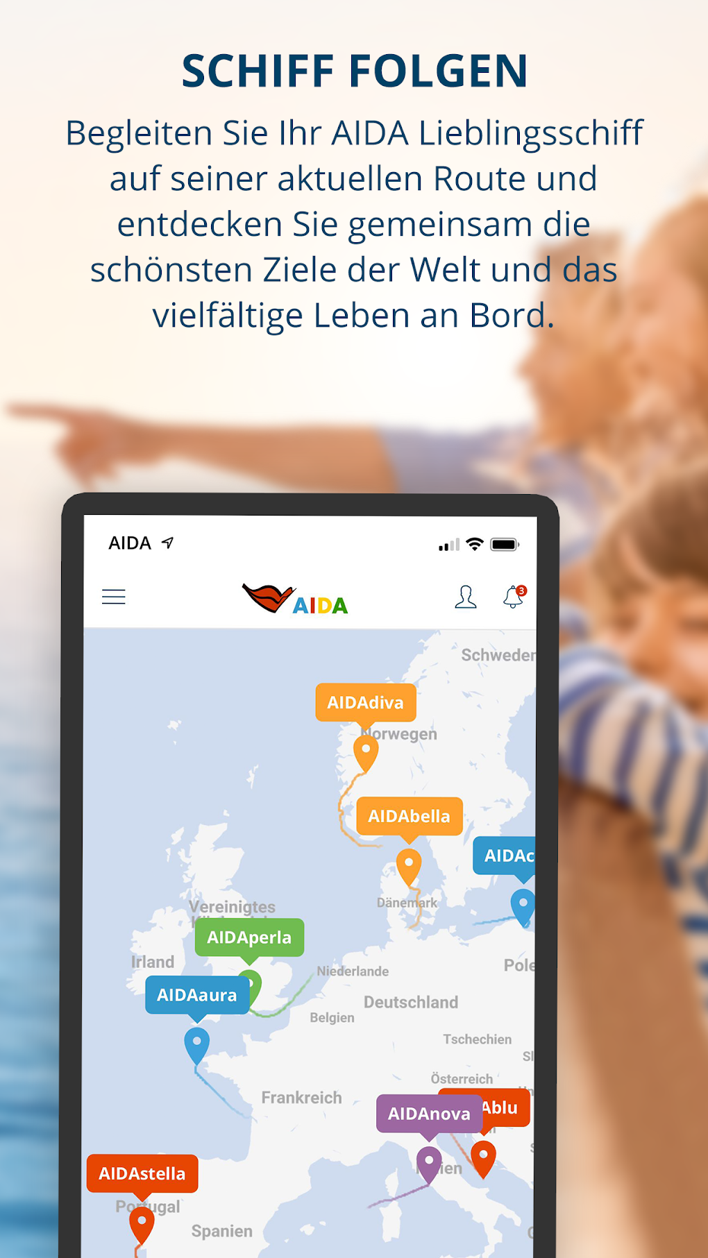 AIDA Cruises для Android — Скачать