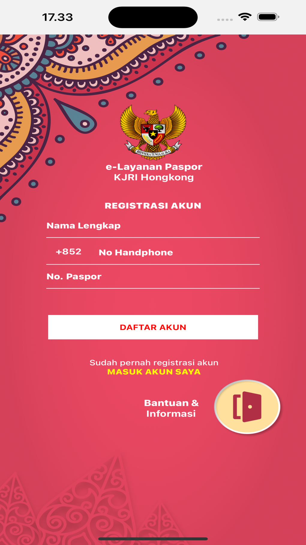 E Layanan Paspor KJRI Hongkong For IPhone Download