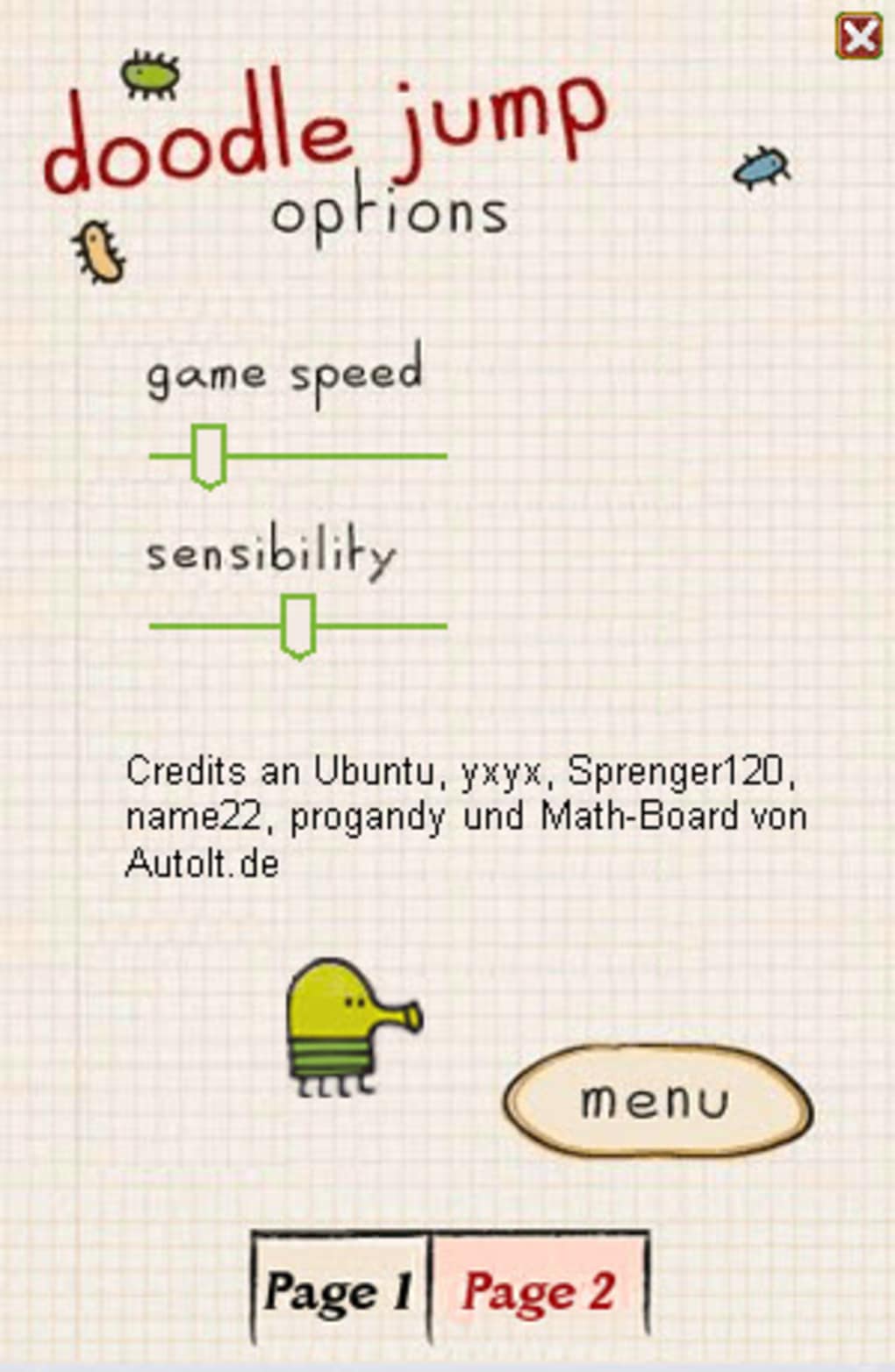 doodlejump glitch android