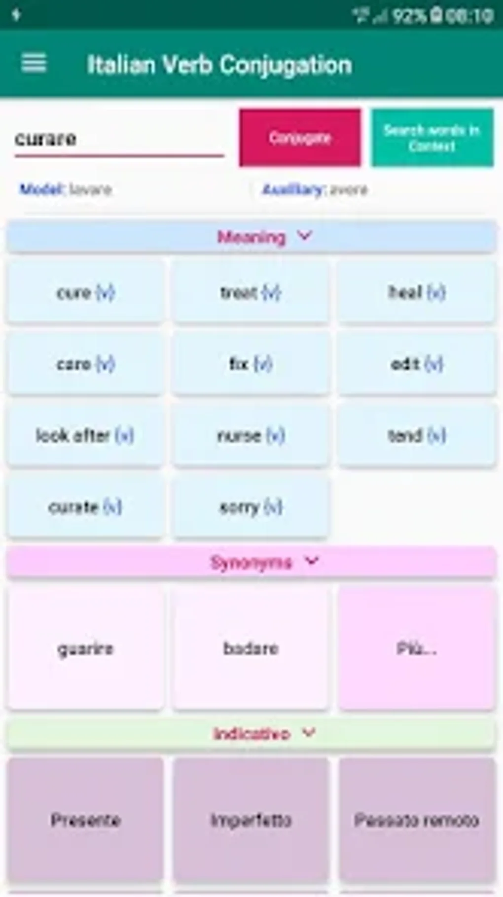 italian-verb-conjugation-para-android-download