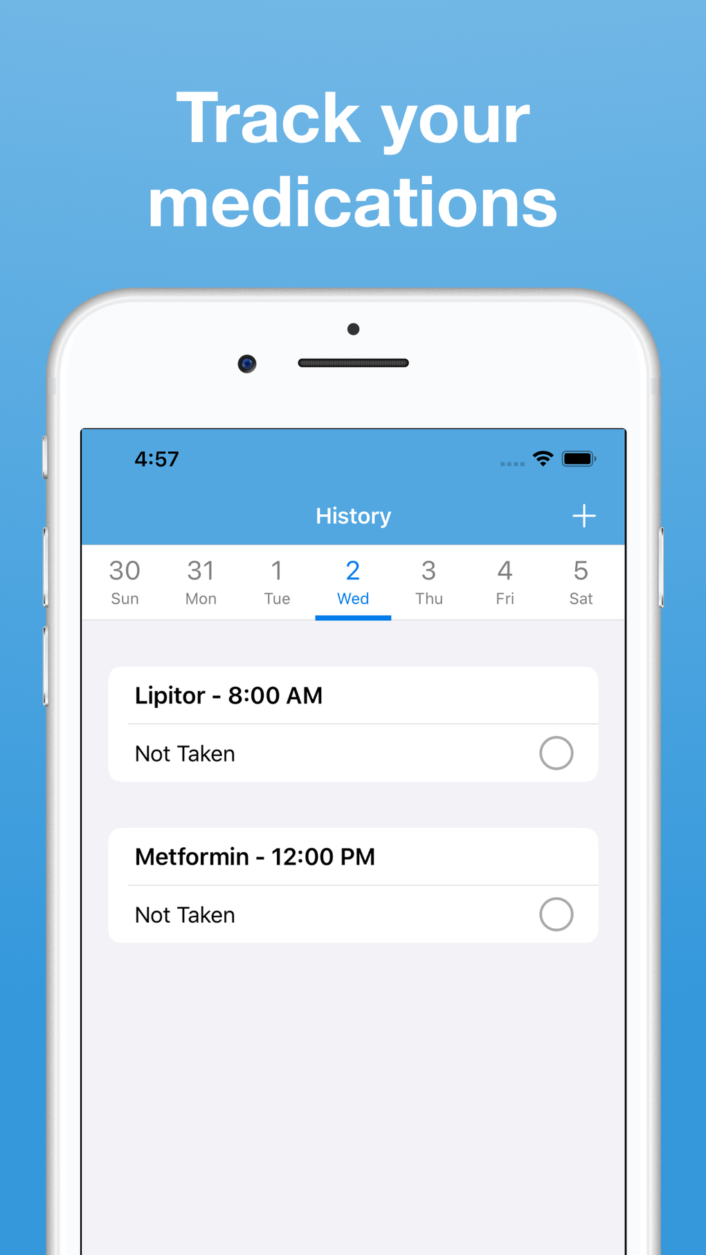 Pill Tracker для iPhone — Скачать