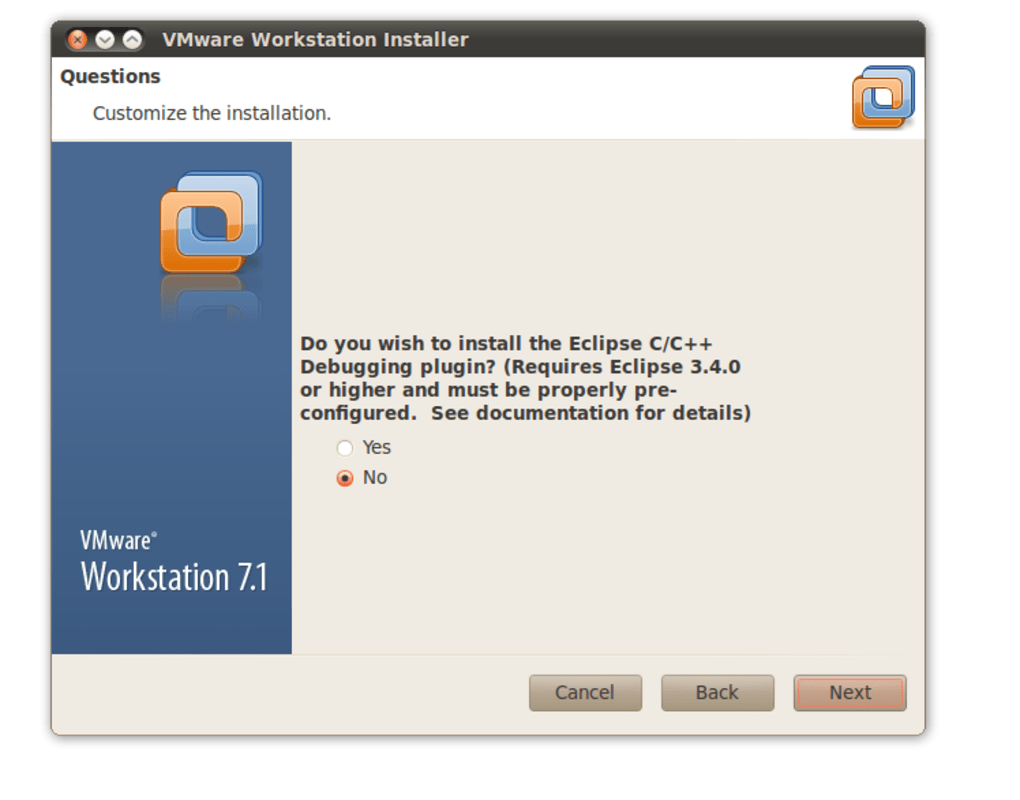 linux vmware workstation