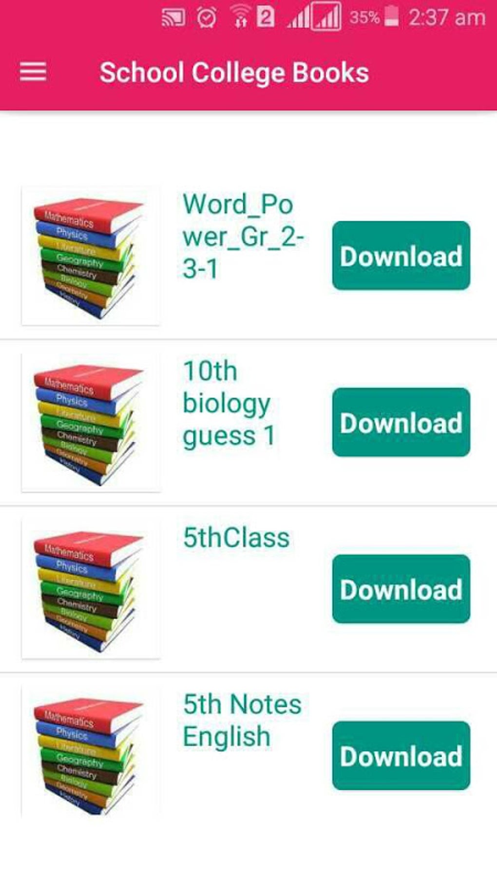 Free Books Library All type of Books Categories APK for Android