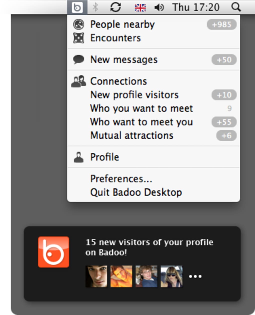 On how desktop badoo message send to How to