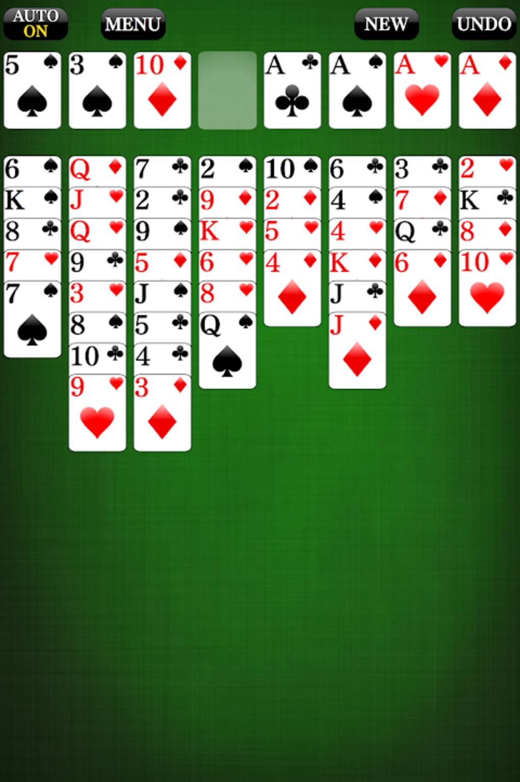 Play FreeCell Solitaire online free. 1-12 players, No ads