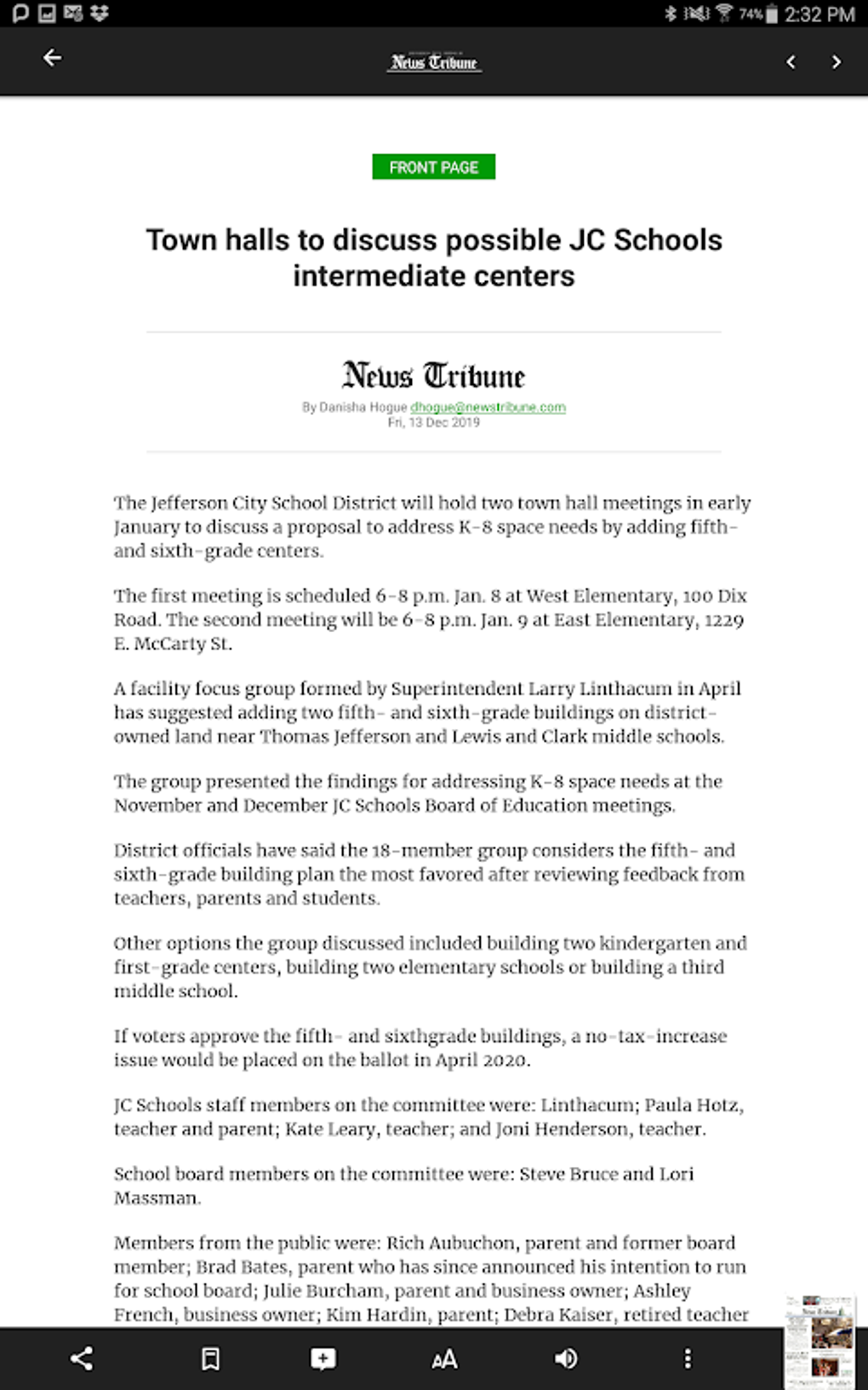 News Tribune EPaper APK Pour Android T l charger News Tribune EPaper APK Pour Android T l charger